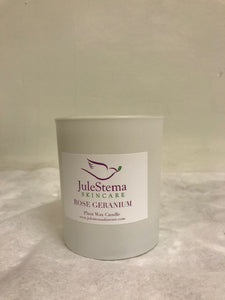 Serenity Rose Geranium Plant Wax Room Candle 30cl