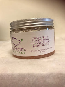 Grapefruit, Lavender & Frankincense Sea Salt Body Scrub 450ml